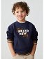 Sudadera de niño MAYORAL bordada marino 16-04462-077